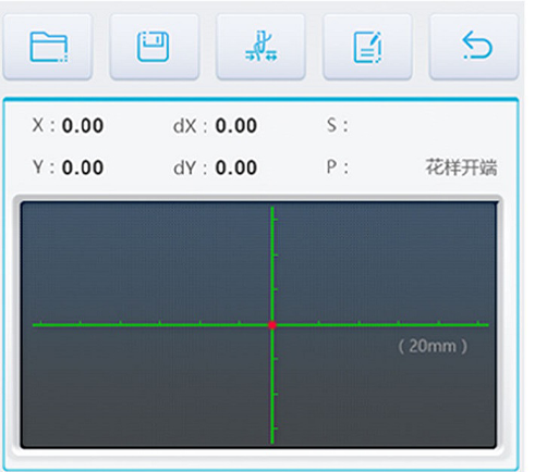 伍翔恒信特種縫紉機(jī)電控系統(tǒng)界面設(shè)計